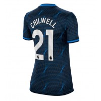 Chelsea Ben Chilwell #21 Replica Away Shirt Ladies 2023-24 Short Sleeve